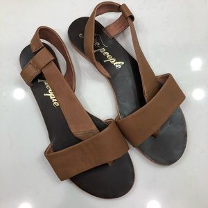 Free People Brown / Tan Sandals